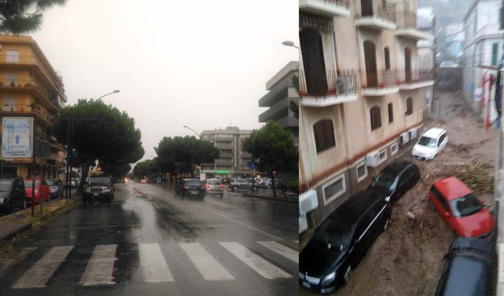 Pioggia in Calabria