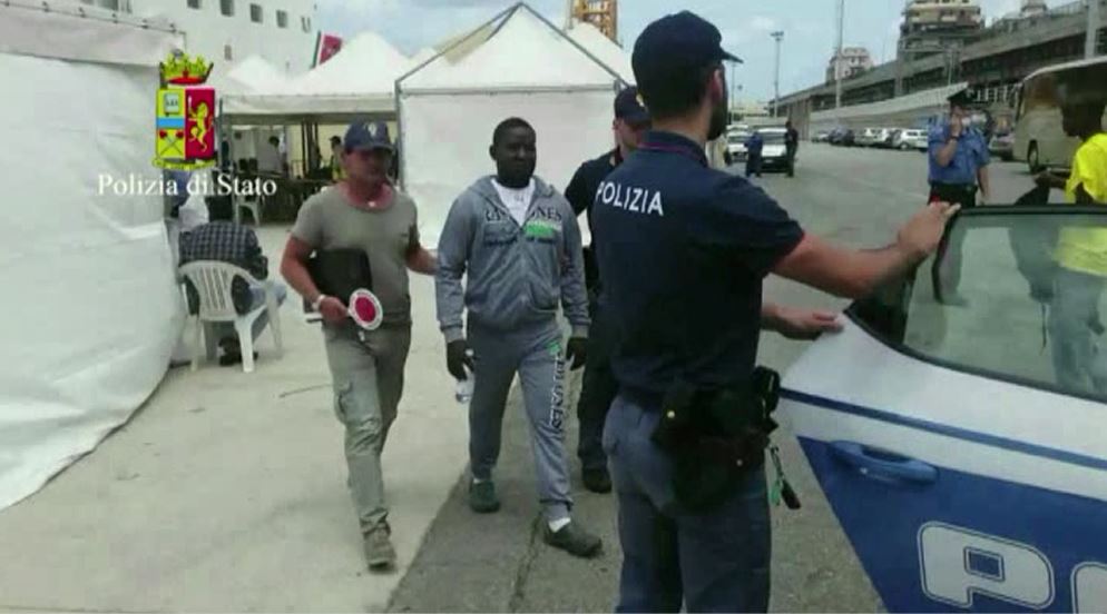 Il nigeriano arrestato Samsuddin Musar