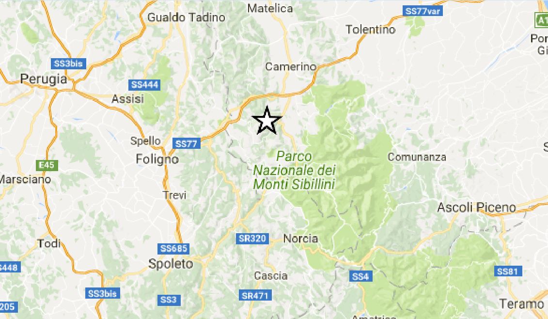 Diciannove scosse a Monte Cavallo La più forte di magnitudo 3.5 Diciannove scosse a Monte Cavallo La più forte di magnitudo 3.5