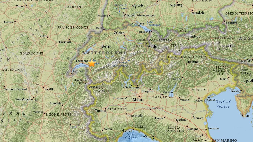 terremoto Svizzera