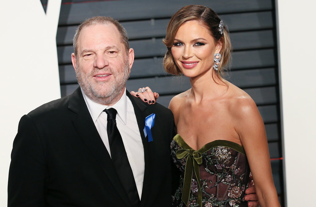 Harvey Weinstein e la moglie Georgina Chapman 