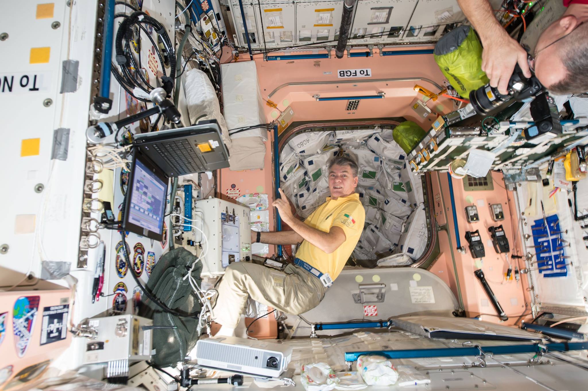 Paolo Nespoli in missione nello Spazio