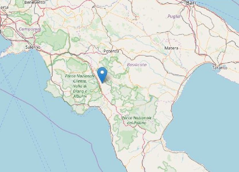 terremoto Padula Basilicata