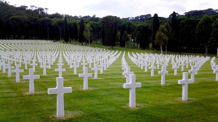 cimitero americano firenze croci bianche