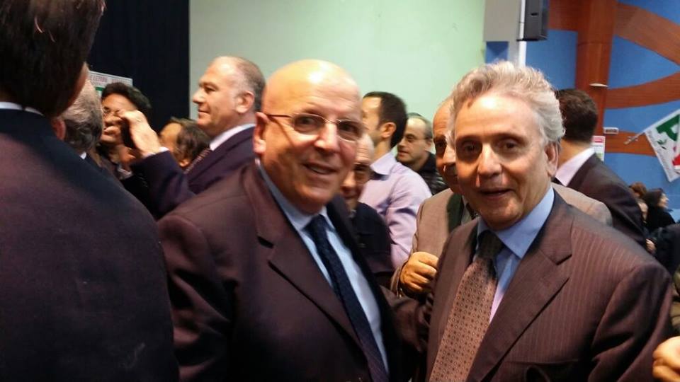 Mario Oliverio con Vincenzo Ciconte 