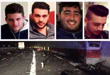 incidente frontale in Calabria all'A3. Morti 4 giovani