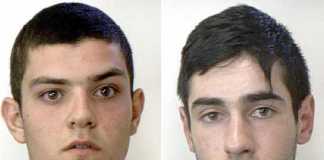 Da sinistra Alberto Cabeddu e Paolo Enrico Pinna, i presunti assassini di Monni e Masala