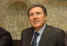 Il senatore Pietro Aiello (Alleanza popolare)