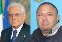 Da Mattarella onorificienze per giornalista Michele Albanese e “Mamma Africa” Da sinistra Sergio Mattarella e il giornalista Michele Albanese