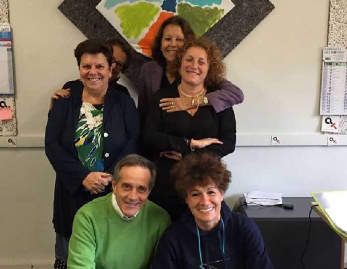Il team di Quartieri Tranquilli. Al centro Lina Sotis e Eva Catizone
