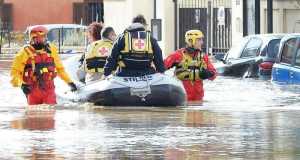 evacuazione di Tetti Piani, frazione di Moncalieri