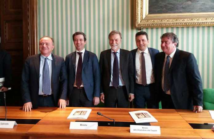 Gratteri, Orlando e Delrio a Roma Gratteri, Orlando e Delrio a Roma