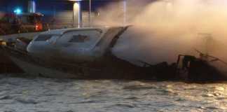 incendio yacht Loano
