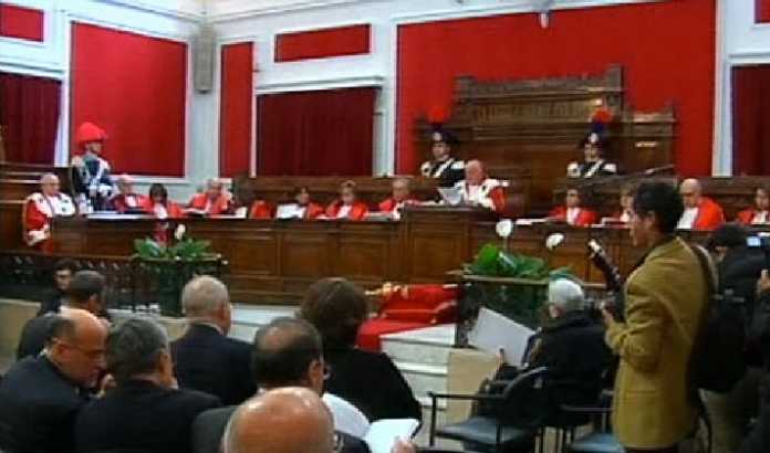 apertura anno giudiziario Minniti e Del Sette all'inaugurazione dell'anno giudiziario a Reggio