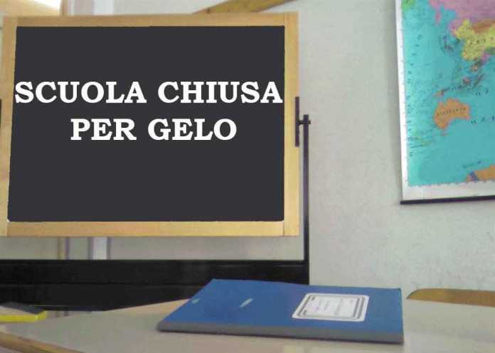 scuola chiusa per gelo