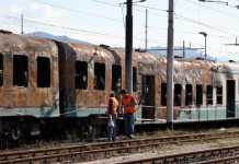 Scheletro di uomo trovato a Bari in un treno bruciato a Cosenza Scheletro di uomo trovato a Bari in un treno bruciato a Cosenza