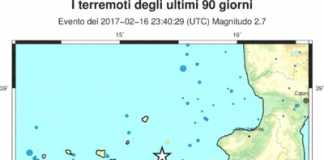 Altra scossa di terremoto magnitudo 2.7 nel Tirreno