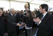 Il presidente della Repubblica Sergio Mattarella durante l'incontro promosso da "Libera" a Locri