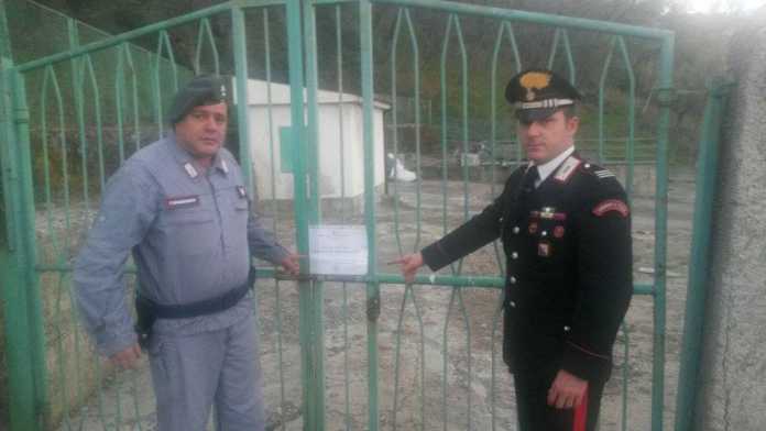 caraninieri forestali depuratore Mottafollone caraninieri forestali depuratore Mottafollone