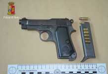 pistola armi munizioni polizia