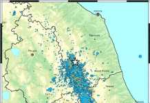 Sisma a di magnitudo 3.2 a Fiordimonte (Macerata) terremoto Fiordimonte Macerata
