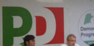 Da sinistra Arturo Bova e Ernesto Magorno a un incontro del Pd