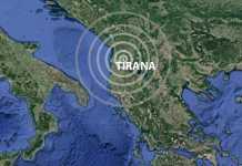 Terremoto di magnitudo 4.3 in Albania, vicino Tirana terremoto Albania Tirana