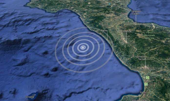 terremoto Paola mare