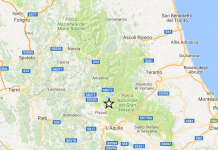 Terremoto di magnitudo 3.9 a Pizzoli (L’Aquila). Panico terremoto Pizzoli Aquila