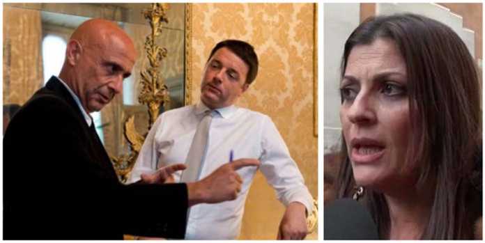 sinistra Minniti, Renzi e Jole Santelli
