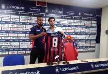 Crotone Inter, Nicola chiede coraggio ai suoi ragazzi. Presentato Romero Aristoteles Romero durante la presentazione a Crotone