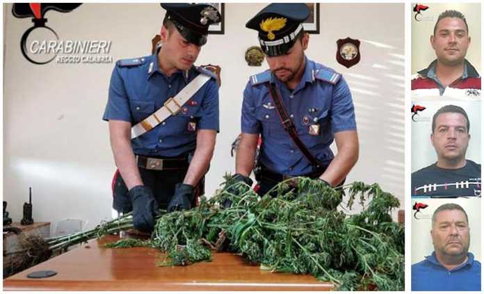 Arrestati Versace In alto a destra Giuseppe, Francesco e Carmelo Versace