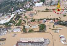 alluvione Livorno vista aerea