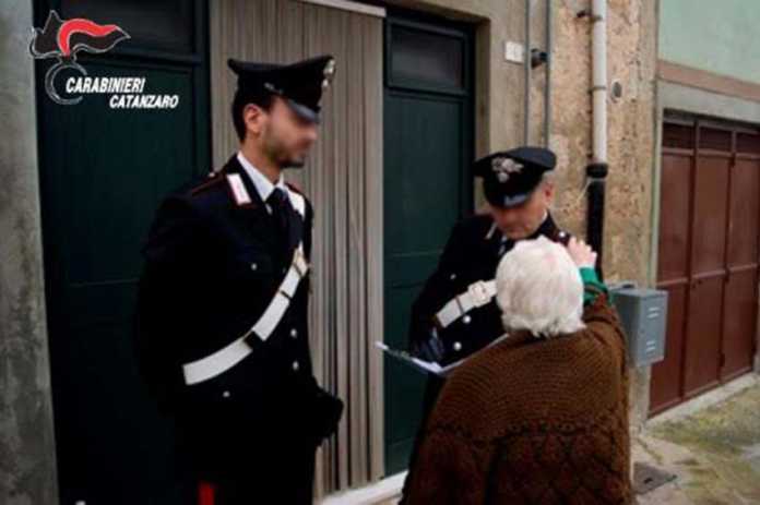 carabinieri Cz truffe agli anziani