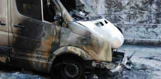 incendio furgone