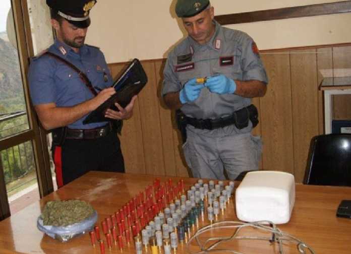 materiale sequestrato