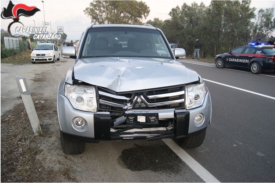 Mitsubishi Pajero incidente Aiello sellia