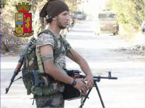 Saged Fayek Shebl Ahmed in azione di combattimento in Siria