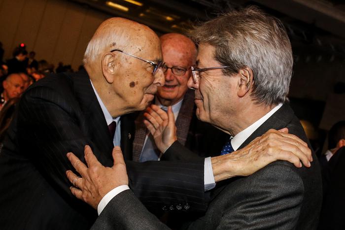 Giorgio Napolitano e Paolo Gentiloni