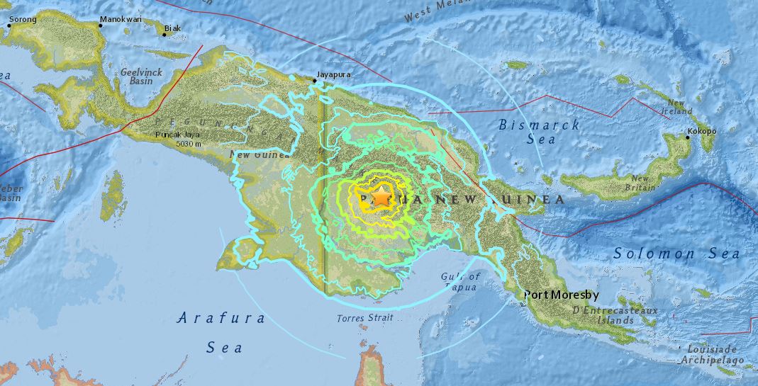 terremoto Papua Guinea