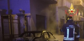 incendio auto lamezia terme