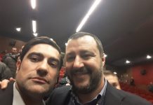 Domenico Furgiuele con Matteo Salvini