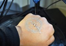 Circuiti elettronici stampati sulla pelle in 3D: “Sensori per militari” circuiti elettronici 3D
