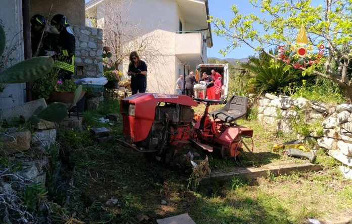 motozappa ferito