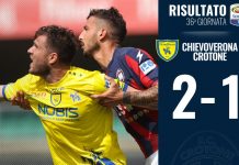 Chievo Crotone 2-1, sconfitta immeritata per i calabresi Chievo Crotone