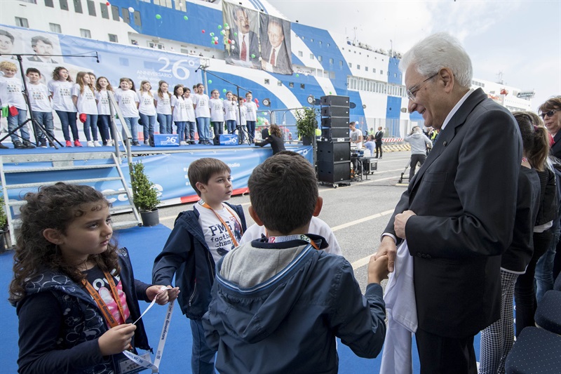 Mattarella Nave della Legalita