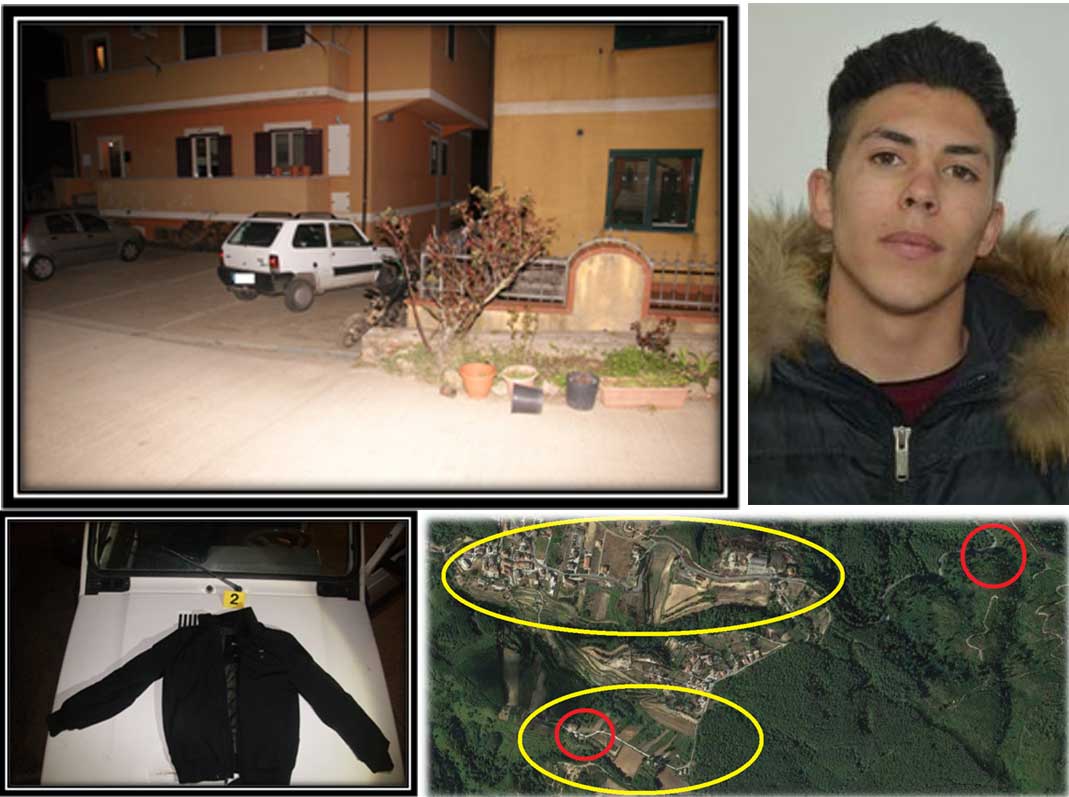 Nella foto a destra il presunto killer arrestato Gaetano Muller