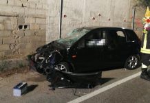 Ford Fiesta incidente Catanzaro
