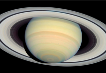 Saturno ripreso da telescopio Hubble