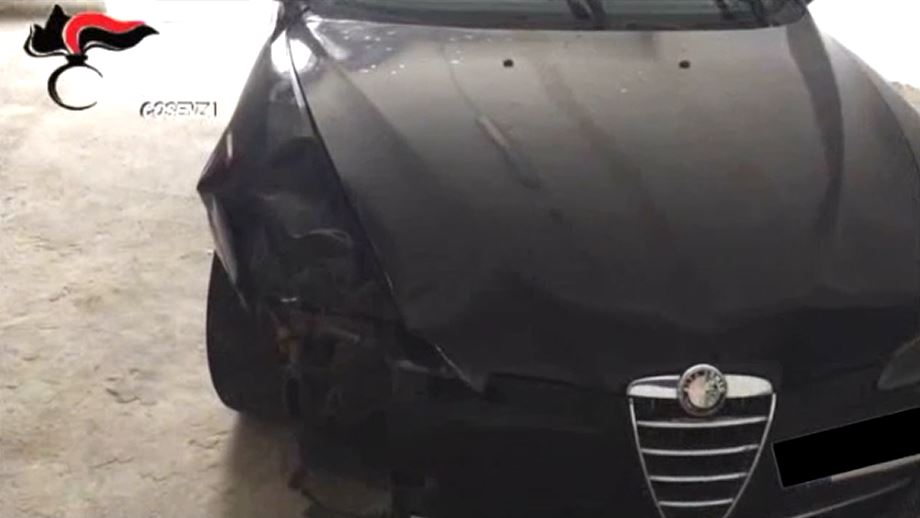 L'Alfa Romeo 147 che ha investito la vittima
